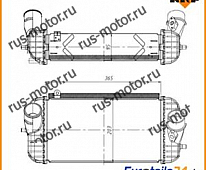 Двигатель Ladeluftkühler NRF 309066 für Hyundai Santa Fé III KIA