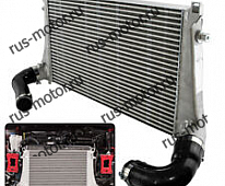 Двигатель 70MM Ladeluftkühler Kit für VW GTI MK7 Golf R Audi A3/S3 Skoda 1.8T 2.0T TSI 