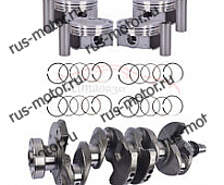 Двигатель 4x Piston & Rings kit+Crankshaft FITS Hyundai Accent Veloster Kia Rio Soul 1.6L