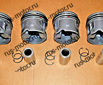 Двигатель 4x Land Rover Jaguar 2,0D STD Kolben 204 DTD DTA Discovery Ingenium Motor