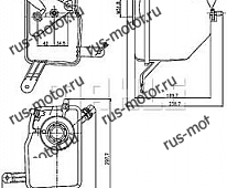 Двигатель Ausgleichsbehälter, Kühlmittel BEHR MAHLE CRT205000S