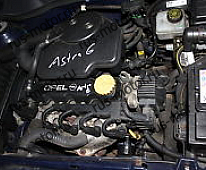 Двигатель Двигатель Opel Astra G 1,6L BJ 98  15 119000 KM    X 16 SZR