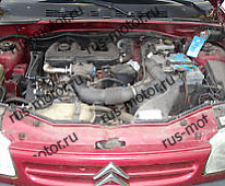 Двигатель Двигатель Citroen Peugeot 1.9 D 70 дизельный  51KW 69л.с. DW8 WJZ DW8B WJY с навесным