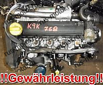 Двигатель Двигатель RENAULT 1,5 DCI 48TKM K9K 768 50KW K9K768 CLIO с гарантией