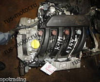 Двигатель Двигатель K4M 744 RENAULT CLIO II для 2004 1,6 48tkm 79KW K4M744 с гарантией