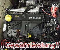 Двигатель Двигатель K9K800 RENAULT KANGOO II 1,5DCI K9K 800 19TKM 08- 50KW 63KW Kubistar