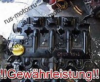 Двигатель Двигатель G9U754 81TKM RENAULT Master II MOVANO INTERSTAR 2,5DCI 74KW 84KW G9U 03-