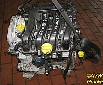 Двигатель Двигатель без навесного (бензиновый) K4M801 RENAULT CLIO III (BRA6) 1.6 16V