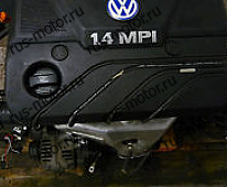 Двигатель 1.4 MPI Двигатель КПП und с навесным AUD VW POLO