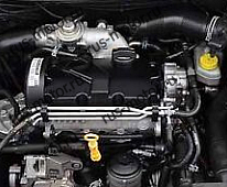 Двигатель 2007 VW Polo 9N3 Seat Ibiza 6L Skoda Fabia Roomster 1,4 TDI PD Двигатель BMS 80 PS
